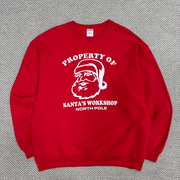 저지스 산타워크샵 스웻셔츠 v1210