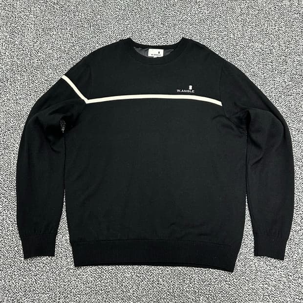 와이드앵글 골프 방풍 블랙 경량 니트