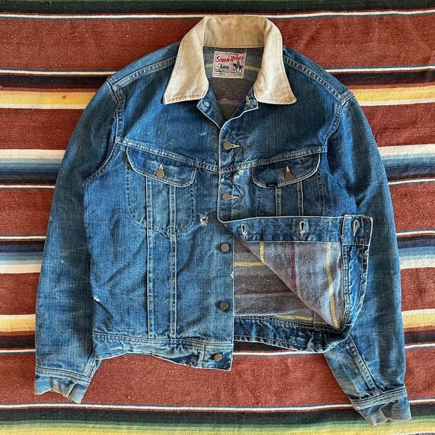 60s USA LEE 빈티지 리 스톰라이더 101LJ 전기형 데님 자켓