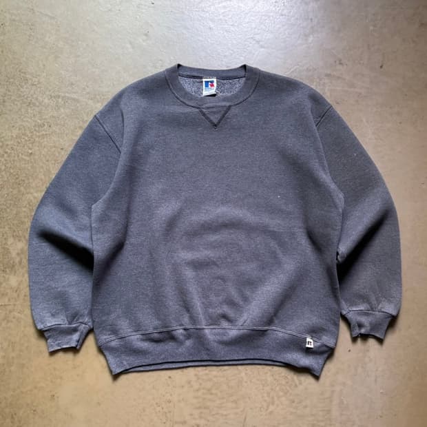 택포) 90s 러셀 USA made 차콜 블랙 스웻셔츠 105 판매