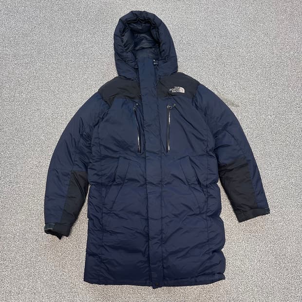 노스페이스 네이비 롱패딩