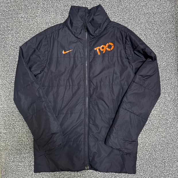 (M) 나이키 T90 패딩 자켓 블랙