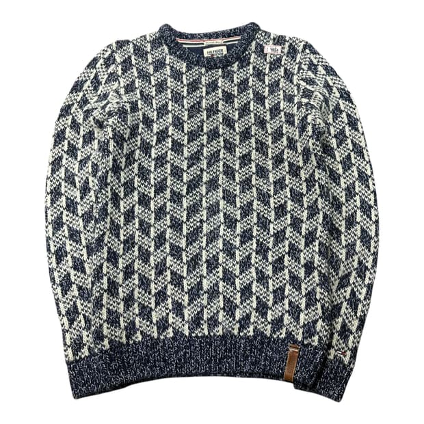 ✨ (바배) 타미 힐피거 패턴 니트 스웨터 