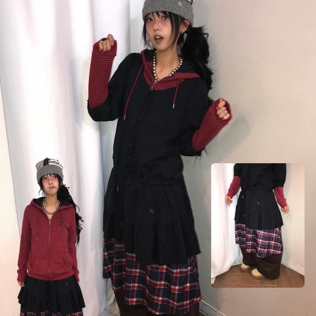 Burberry Frill Dress & Burberry Hoozip 