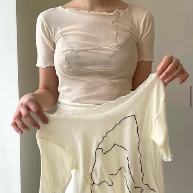 베이스레인지 garrymandered tee- S 사이즈