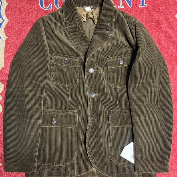 RRL 언컨스트럭티드 코듀로이 스포츠자켓 더블알엘