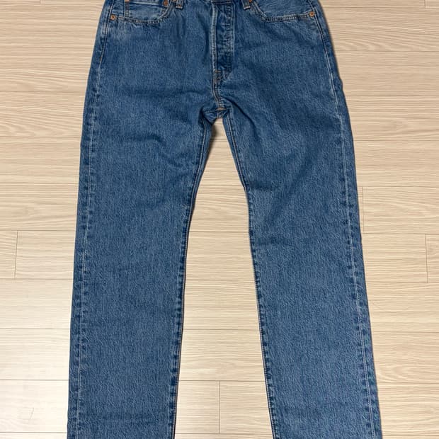 리바이스 501 미디엄 인디고 W 32 L 30