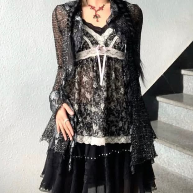 무미츠 빈티지 코디 세트 판매 모리걸 오리엔탈 