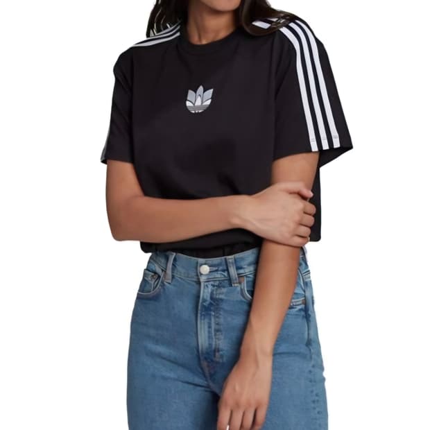 M) 아디다스 트레포일 로고 반팔 티셔츠 반팔티