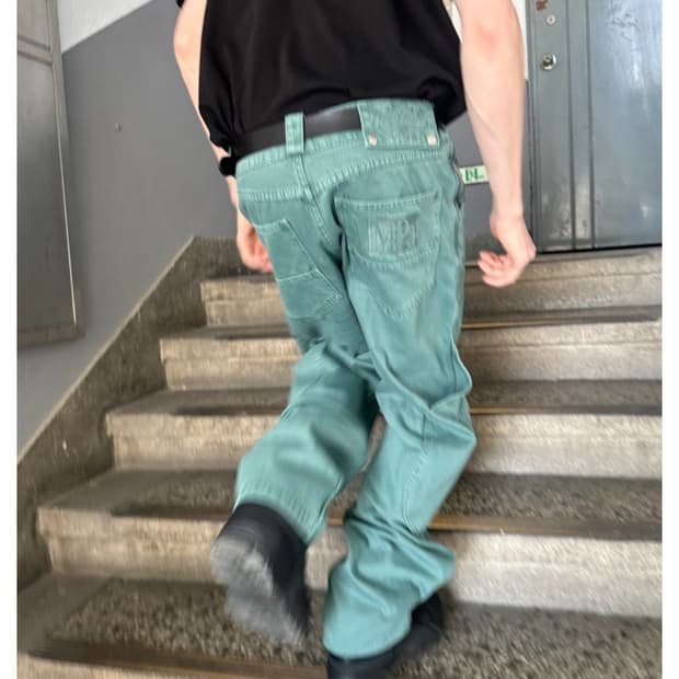 MPa CALF POCKET PANTS (EMERALD)