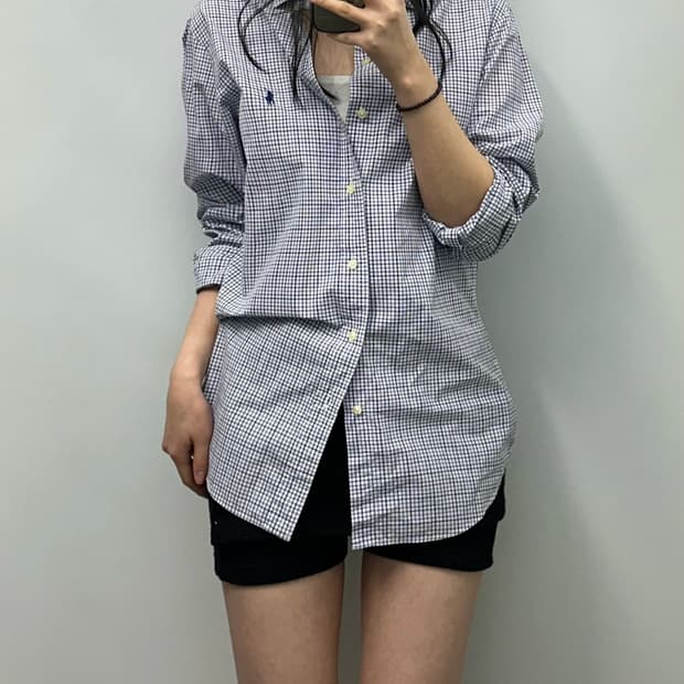 폴로 랄프로렌 신형 잔체크 옥스포드 셔츠