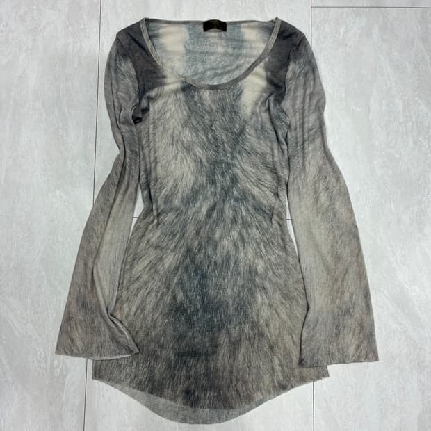 G.O.A 고아 브러시드 컷오프 롱슬리브