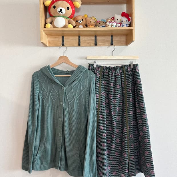 jpn 하구미 히피 스즈코 모리걸 아오이유우 코디세트