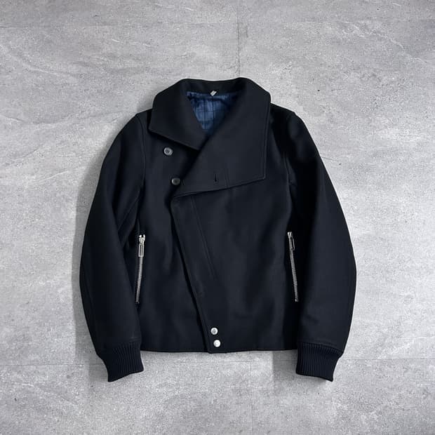 디올 옴므 09fw 비대칭 울 자켓