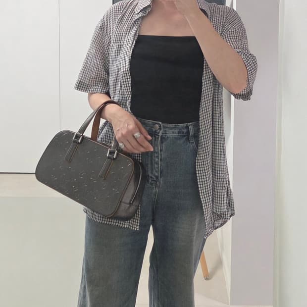LOUISVITTON 루이비통 정품 모노그램 매트 누아르 토트백 보스턴백