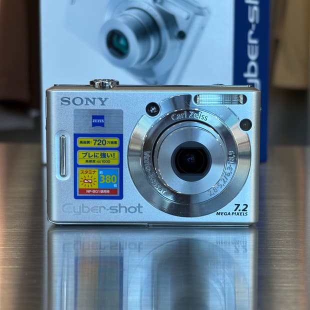박스O/민트급)소니 사이버샷 dsc-w35 실버 빈티지디카