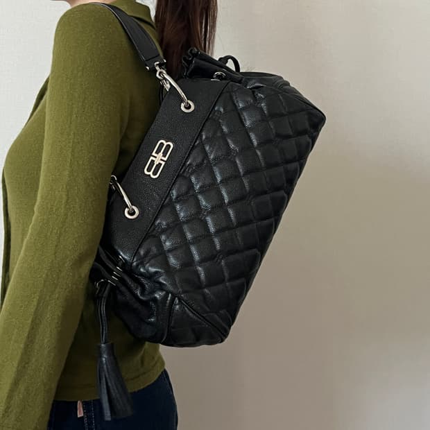 BALENCIAGA 00's Tassel Leather Bag