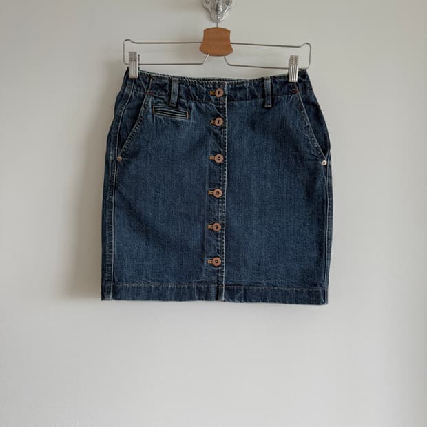 INES DE LA FRESSANGE X UNIQLO 데님 스커트