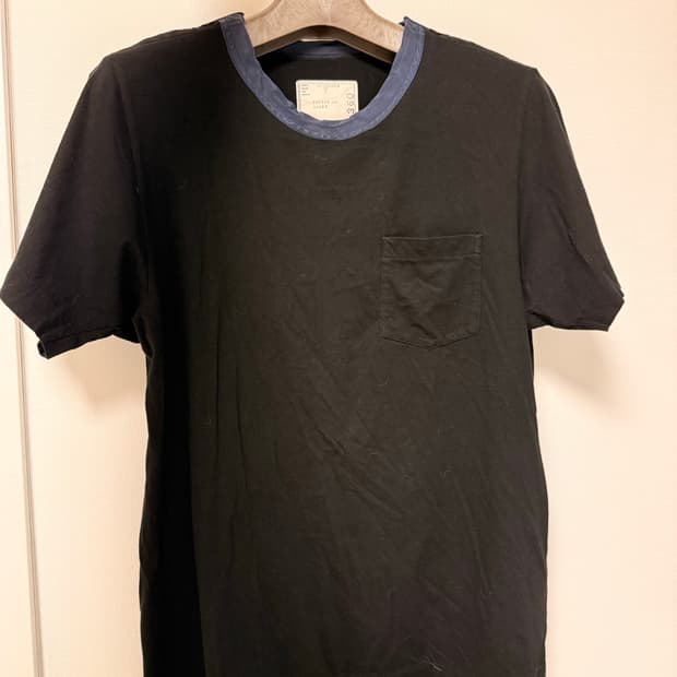 Sacai 나일론 넥라인 반팔