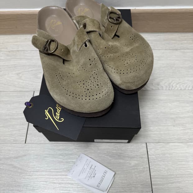 (US10,280)니들스 스웨이드 빠삐용 클로그