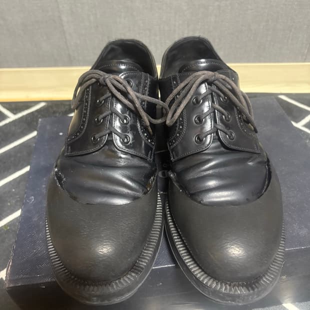 프라다 러버딥 검검 둥근코 270