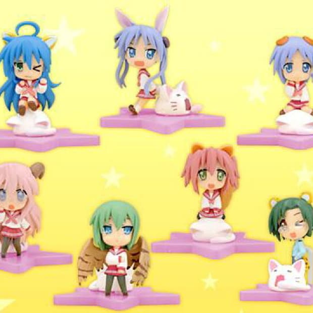 러키스타 미니 디스플레이 피규어 스페셜 고전 미소녀