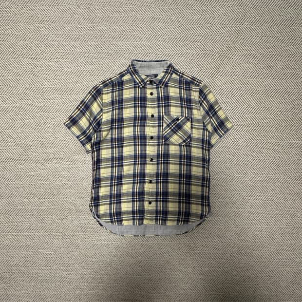 BEAMS check shirt