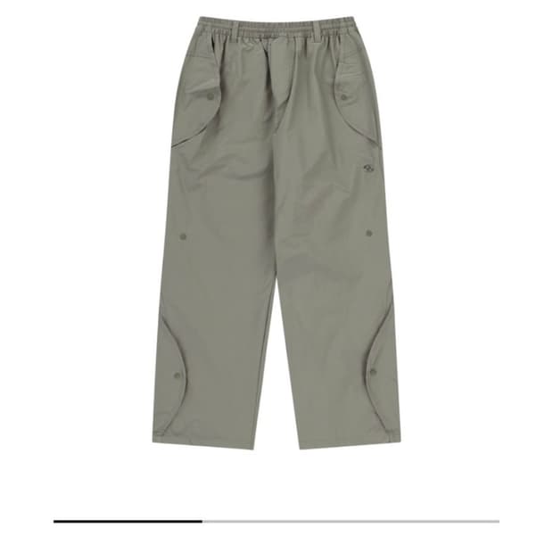산산기어 wave pants green grey