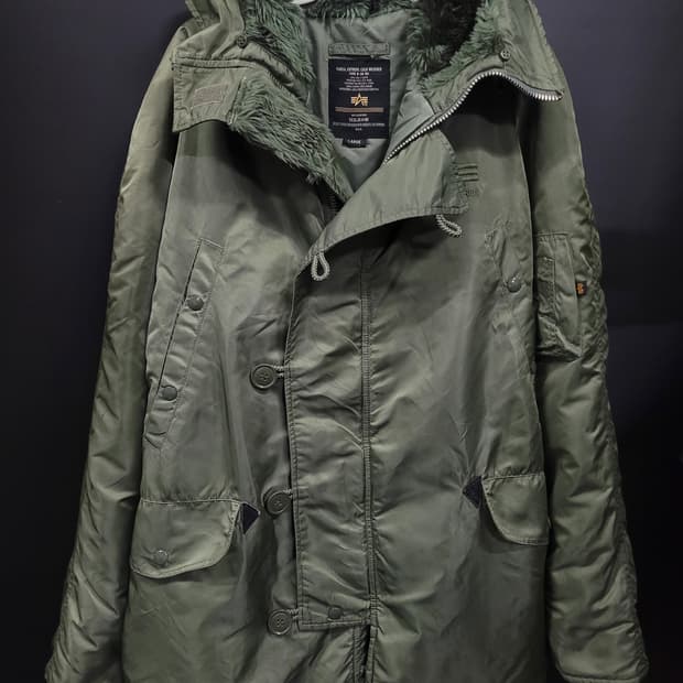 알파 인더스트리 N3B 엑스트림 파카 야상 L