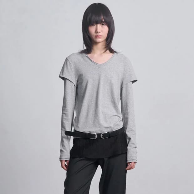 현재 품절! 세릭 롱슬리브 그레이