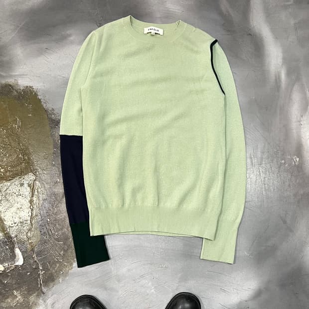  엔폴드 크루넥 니트 y14381