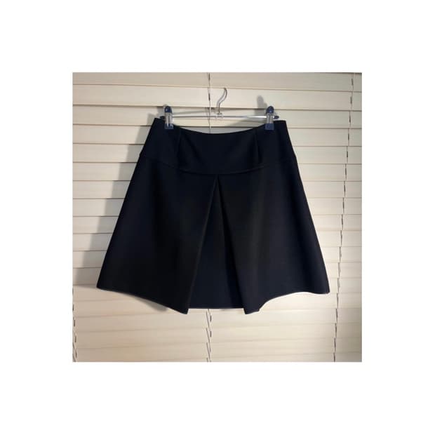 미우미우 블랙 미디 스커트
