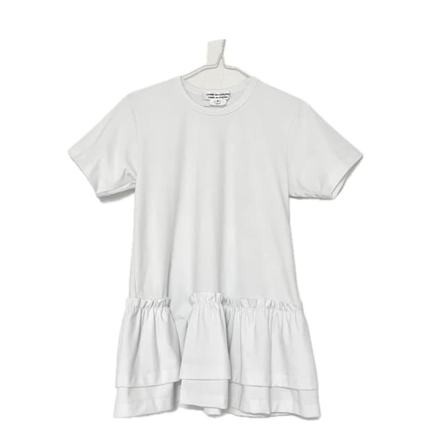 Comme des garcons 프릴 티셔츠