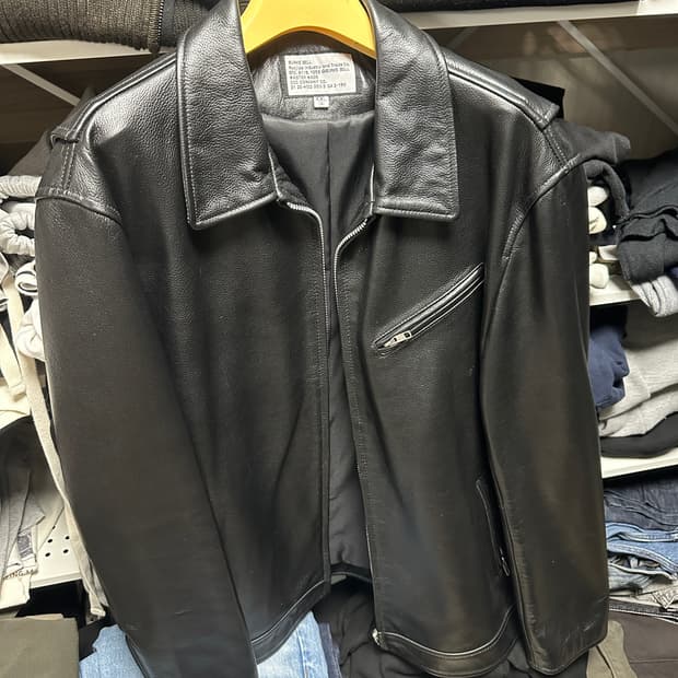 에이징씨씨씨 소가죽 자켓