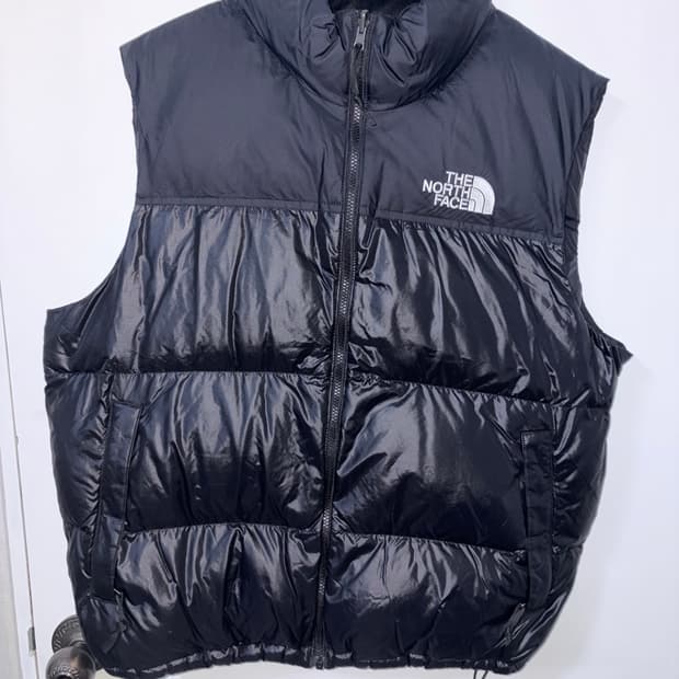 노스페이스 눕시 패딩조끼 블랙 2XL