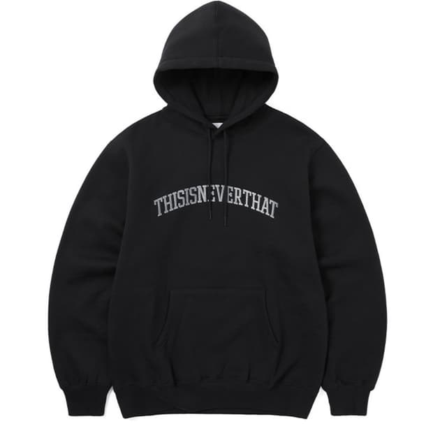 디스이즈네버댓 Arch-Logo Hoodie Black XL