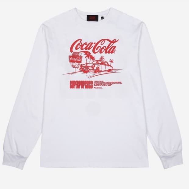 Peaches Coca cola 슈퍼팝 긴팔