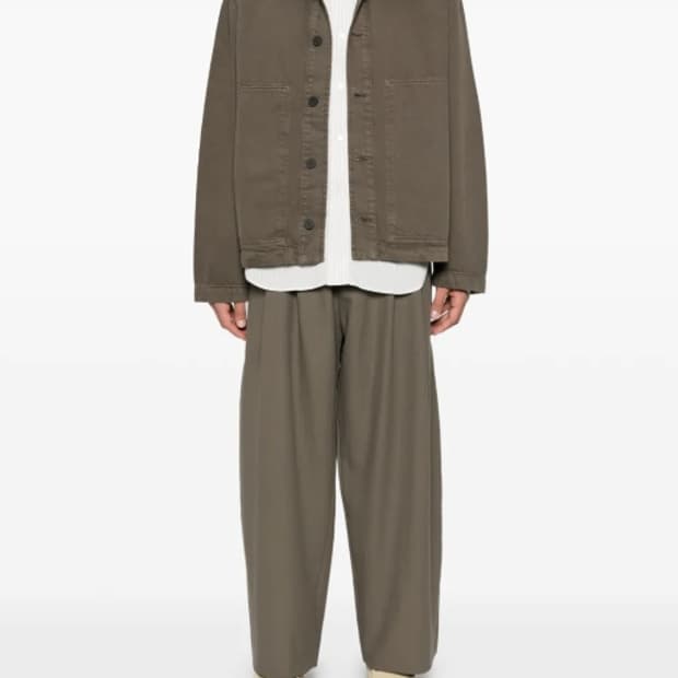 [L] 스튜디오 니콜슨 포인티드 칼라 데님자켓