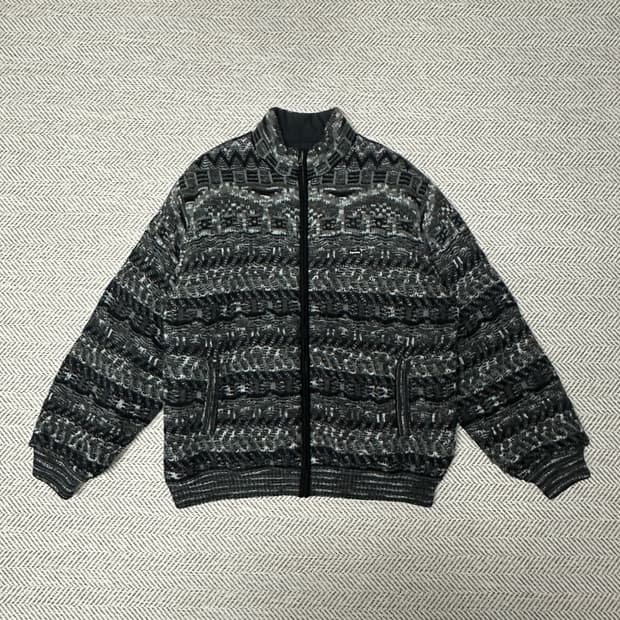 SUPREME X MISSONI reversible knit jacket