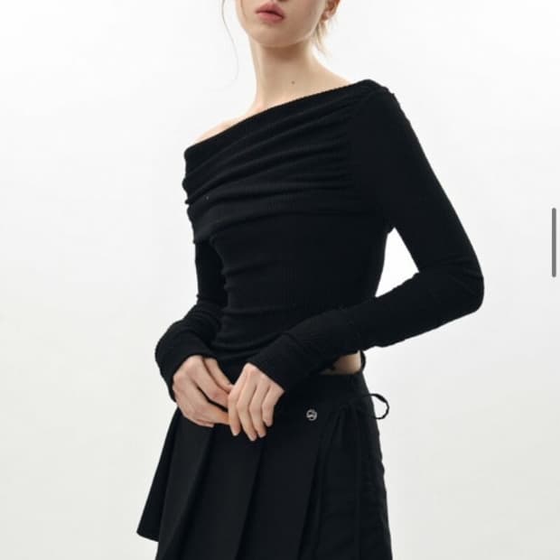 페인오어플레져 레이 미니스커트 블랙 M