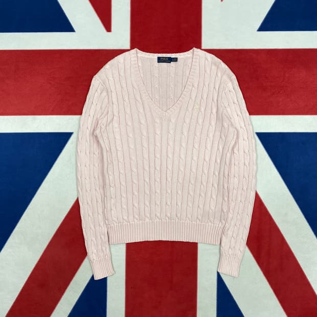 폴로 니트 여성 L 