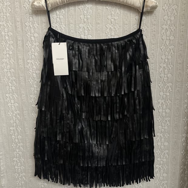 moussy 새상품 프린지 스커트