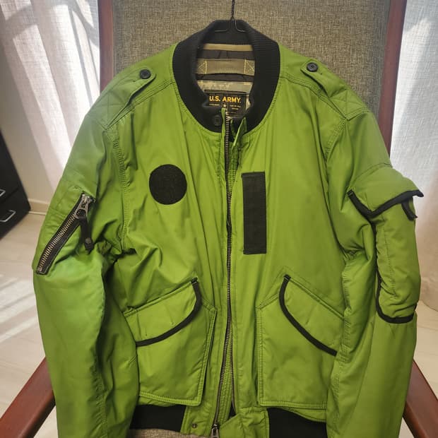 정품Authentic US ARMY  미 육군  MA-1 항공자켓 L