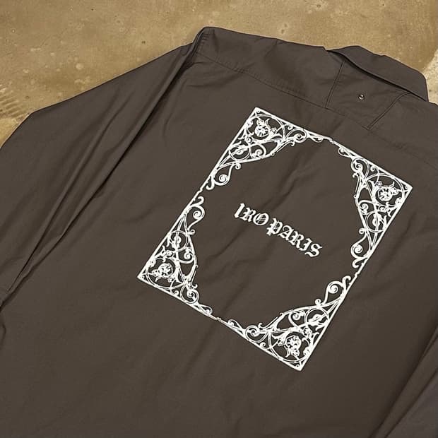 L 이로 파리 오버핏 프린팅 셔츠