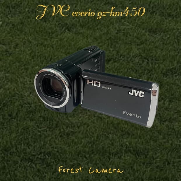 (셀카/꾸미기) JVC gz-hm450 디지털캠코더 빈티지캠코더