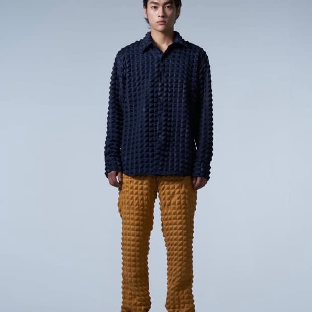 22SS 강혁 피라미드 스파이크 에어백 셔츠 M 