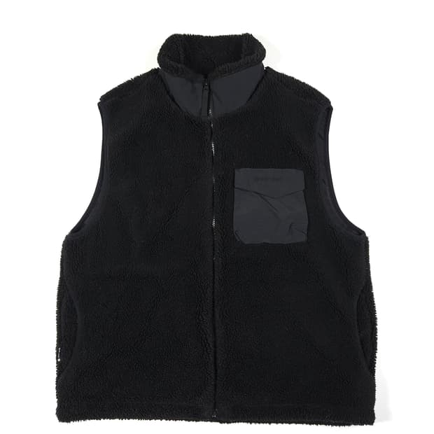 스노우피크 조끼 후리스 블랙