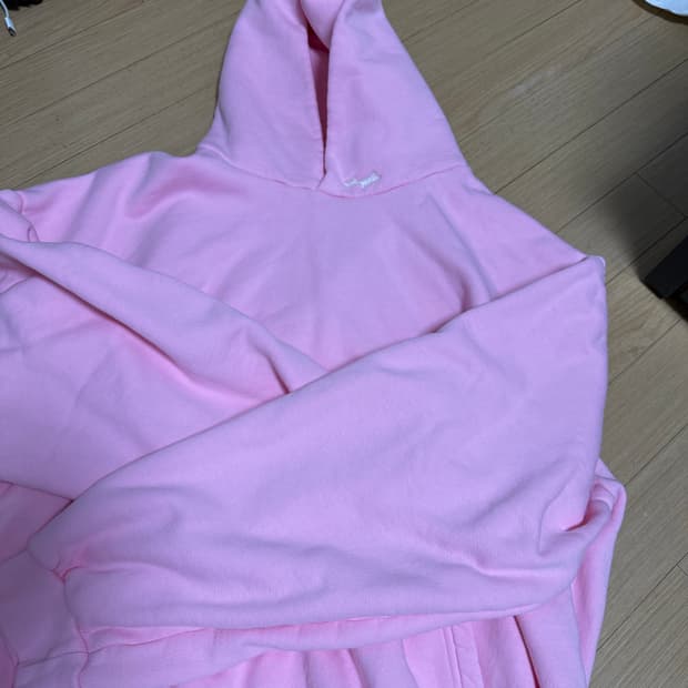 Skylrk 클라우드 핑크 후드 l