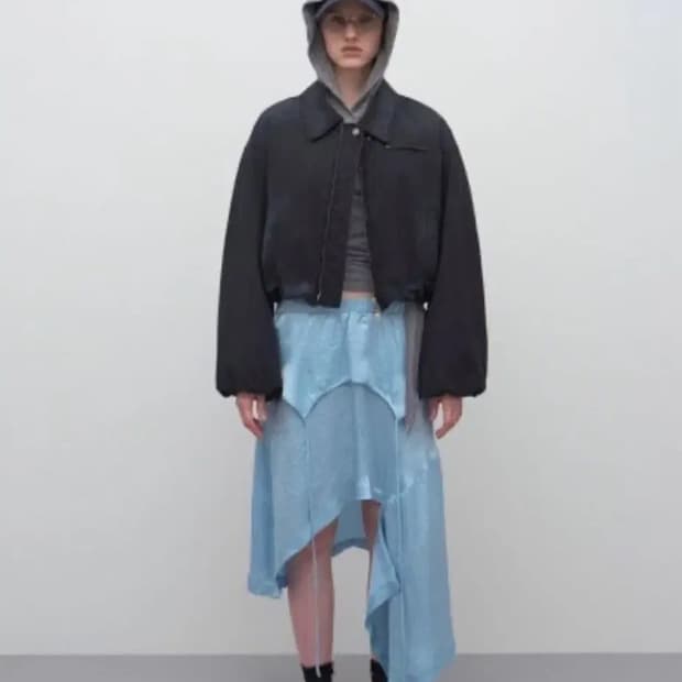 lcdc 크롭 패딩 봄버 자켓 새상품