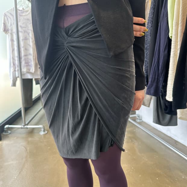 Helmut Lang Drape Skirt